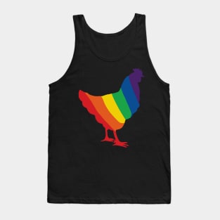 Rainbow Chicken Tank Top